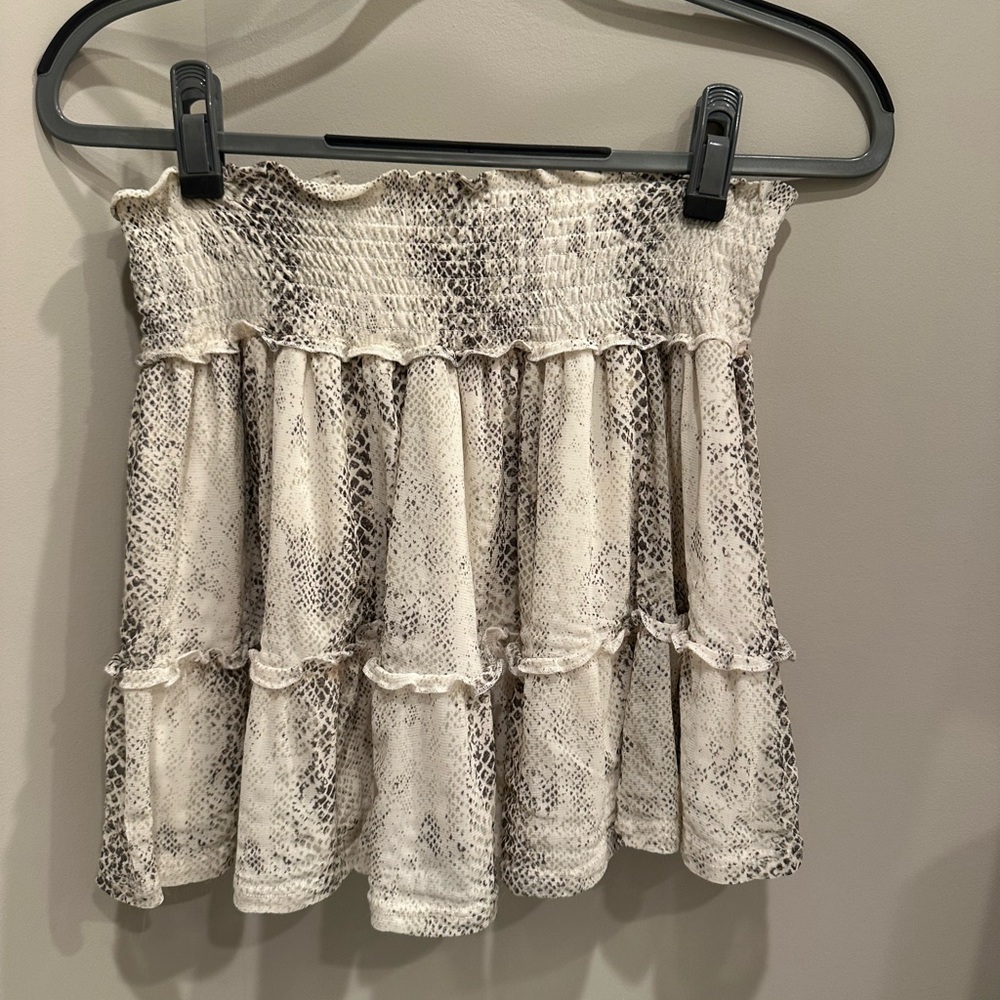 Altar’d State snake print mini skirt
